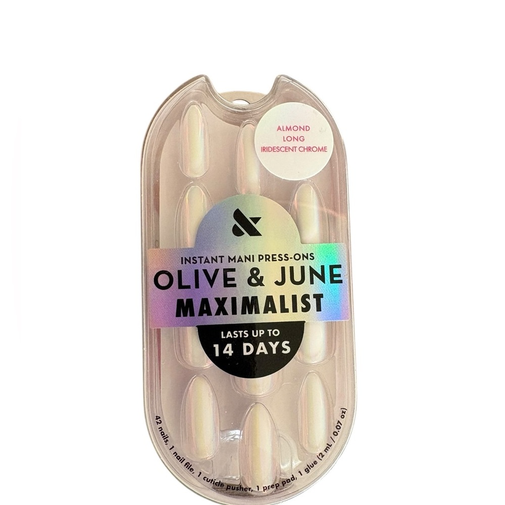 Olive & June Iridescent Chrome Press-On Nails - Picture 1 of 3